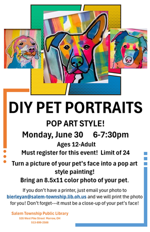 DIY Pet Portraits